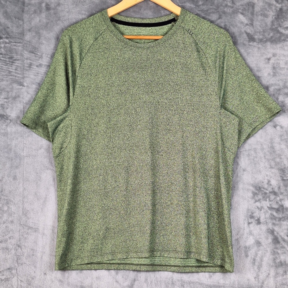 Lululemon Shirt Mens‎ Medium Green Drysense Training Athletic Athleisure Running